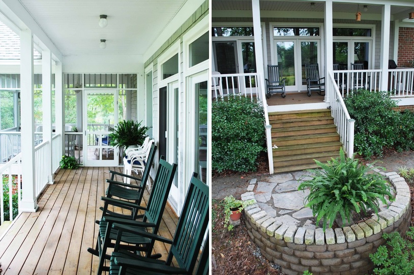 porch design difference